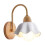 LED Wall Lamp Ceramic White 9.05x7.09 Inches 1-Pack 2