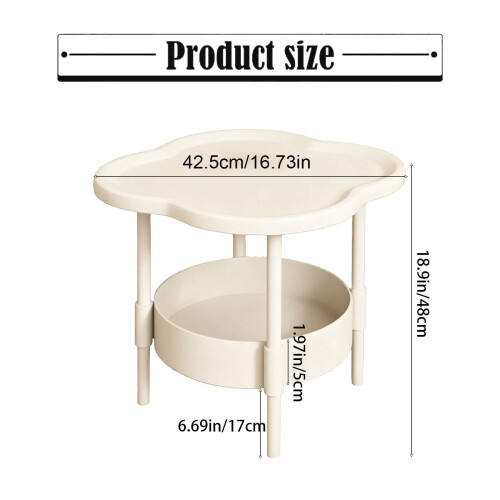 Tier Side Table Under $10 for Living Room Bedroom Balcony 2