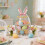 Easter Bunny Candy Jar Glass Storage Container 1 Piece 5