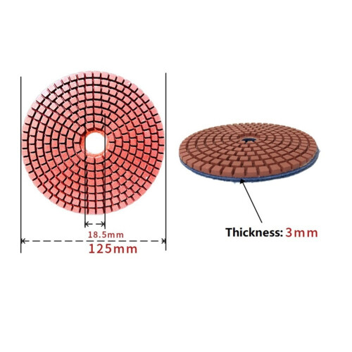 Concrete floor grinding disc for dry wet use limestone 1