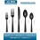 Black Stainless Steel Flatware Set 60-Pc for 12 2