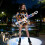 White Electronic Guitar for Beginners, Foldable with Smart 4