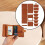 Leather Wallet Kit for Men Brown Pre-Punched Card Organizer 8