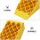 Wheel Chocks Heavy Duty 3 pcs 16x18x39 cm 7