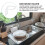 Acrylic Dish Brush Holder Minimalist Kitchen 2 Pcs 4