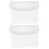 Acrylic Dish Brush Holder Minimalist Kitchen 2 Pcs 6