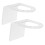 Acrylic Dish Brush Holder Minimalist Kitchen 2 Pcs 7