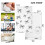 Cotton Hand Towels Set Face Towel 2 Pieces 4