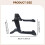 Foldable A-Frame Guitar Stand Black 6