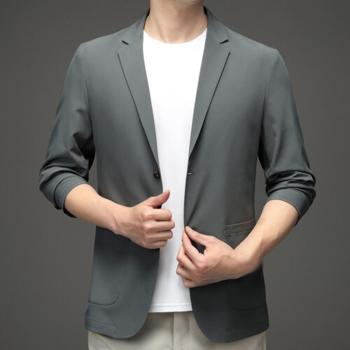 Men's Suit Jacket Gray Green 3XL 2