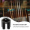 Pool Cue Holder Plastic Wall-Mounted 5-Pack 5