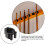 Pool Cue Holder Plastic Wall-Mounted 5-Pack 7