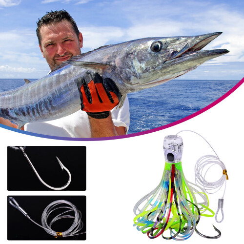 Soft Plastic Squid Lure Resin Imitation Bait 12pcs 1