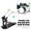 Double Bass Drum Pedal Dual Foot Kick 4