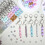 Beadable Keychain Set Silicone Spacer Beads 84 pcs 4