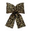 Sequined Christmas Bow Pendant Black 3