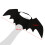 Cat Wings Bat Wings Black Felt Accessory 1 Piece 3