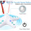 Interactive Cat Toy Blue 360 Rotating Electronic Butterfly 3