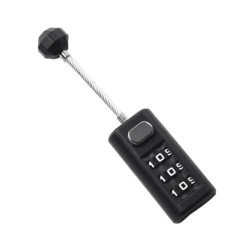 3-Digit Resettable Password Padlock for Backpacks 1