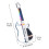 White Electronic Guitar for Beginners, Foldable with Smart 2