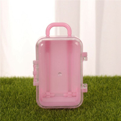 4X   Roller Travel Suitcase Candy Box Personality  Wedding Candy Box 2
