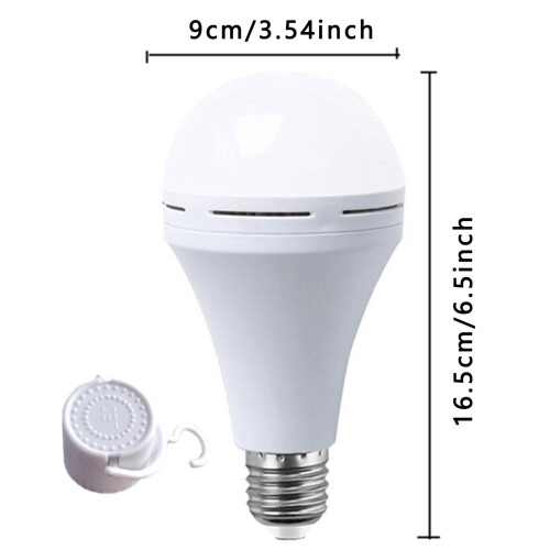 Rechargeable Emergency LED Bulb E27 7W 1200mAh 6-8H Runtime 2