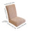 Stretch Dining Chair Covers Solid Color 4 Pack 8