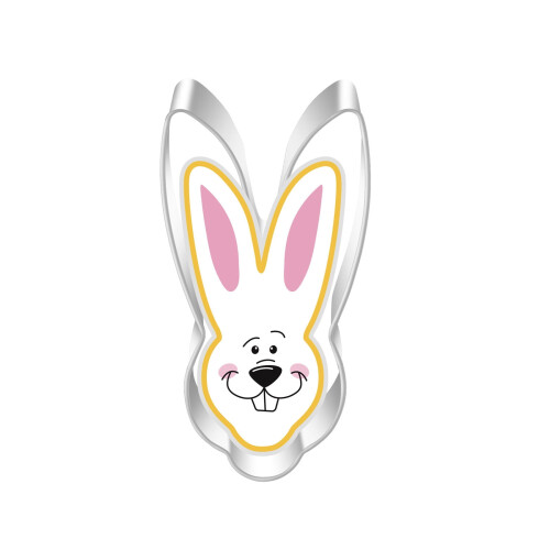 Easter Bunny Rabbit Cookie Cutter Stainless Steel with