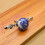 Ceramic Knobs Blue White 41mm 2 Pack 2