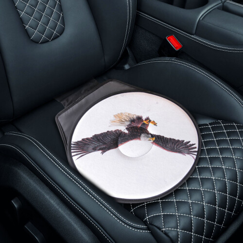 Memory Foam Car Seat Cushion Ergonomic Swivel 1 2