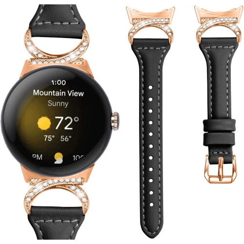 Genuine Leather Watch Band for Google Pixel Watch 3 41mm 1