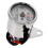 Motorcycle Tachometer Gauge Silver 1 Pack 4
