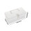 Plastic Storage Bin with Latching Lid Clear Stackable 6
