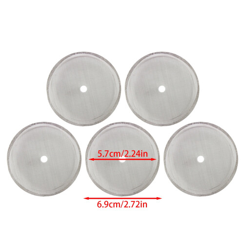 Stainless Steel Coffee Filter Replacement 5 Pcs for 1000ml
