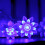 Morttic Solar Lotus String Lights 23ft 50LED Blue 4