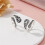 Vintage Hummingbird Spoon Ring Adjustable Open Band 2-Pack 6