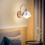 LED Wall Lamp Ceramic White 9.05x7.09 Inches 1-Pack 6