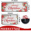 Christmas kitchen rugs set red floral 2 pcs 2