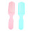 Pink Hair Brush Ergonomic Handle 2 Pieces 5