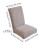 Stretch Dining Chair Covers Solid Color 3 pcs 6