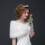 White Faux Fur Shawl Wedding Wrap 1 pc 2
