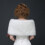 White Faux Fur Shawl Wedding Wrap 1 pc 5