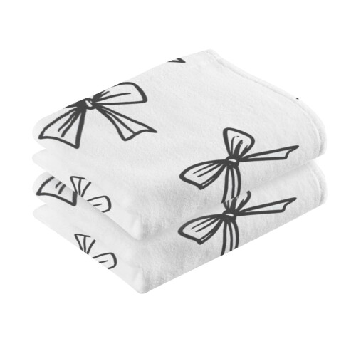 Cotton Hand Towels Set Face Towel 2 Pieces 2