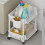 Karymi Multi-functional Pulley Storage Rack with Hooks 1pc 4