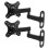 TV Wall Mount Bracket Retractable Rotation Holder 2 pcs 4