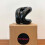 Ceramic Brush Holder Stand Black Minimalist 6