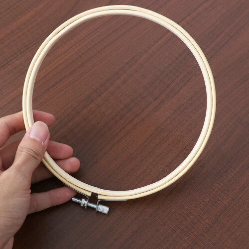 Embroidery Hoop Bamboo Metal Frame 1 Piece 1
