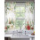 Christmas Sheer Curtains Green Eucalyptus Red Flowers Pine 2