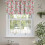 Linen Button Farmhouse Valance Rustic Design 2 Pcs 140x46cm 8