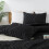 Black Boho California King Comforter Set 3-Piece 4